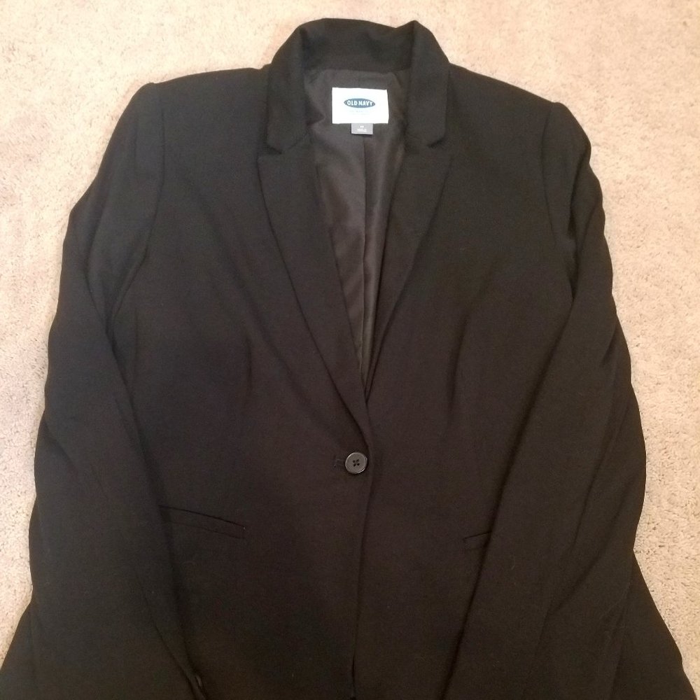 Black Soft/Sweater Blazer